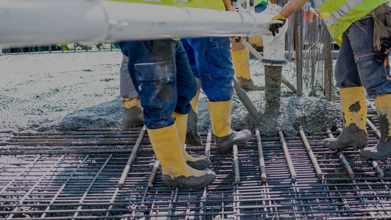 Betonpumpe - Arbeiter