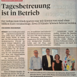 Kindergarten-Zubau in Würnitz fertiggestellt: Grassl verantwortete Statikplanung & Baustellen-Koordination