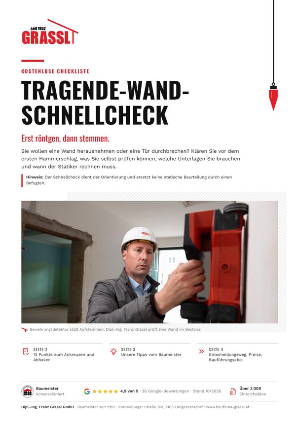 Deckblatt des Tragende-Wand-Schnellchecks